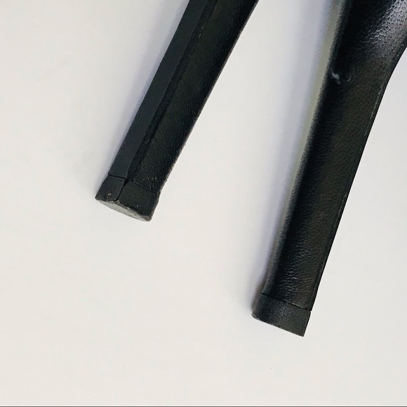 Scarpa Black Leather & Suede Heels - Picture 8 of 13